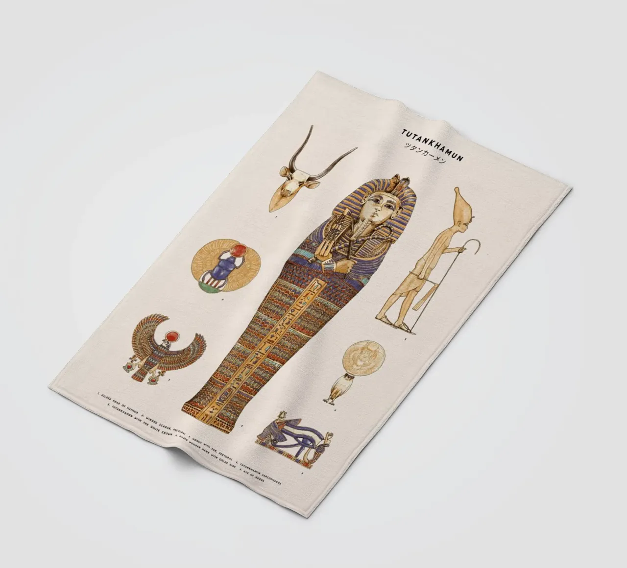 Tutankhamun coperta in pile da Florent Bodart