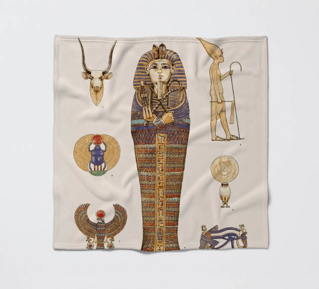 Tutankhamun coperta in pile da Florent Bodart