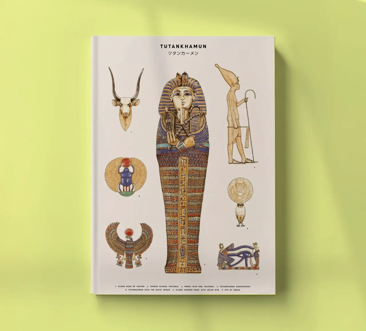 Tutankhamun notebook by Florent Bodart