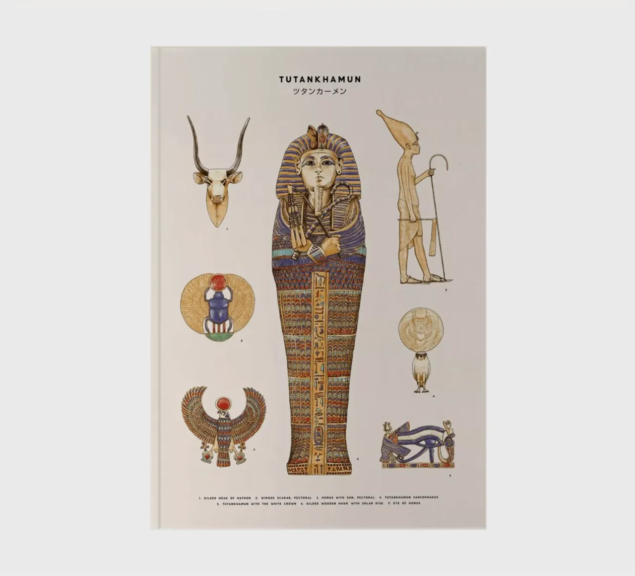 Tutankhamun notebook by Florent Bodart