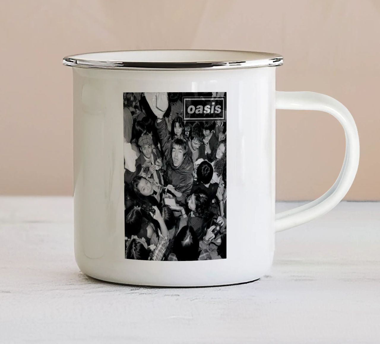 Sogni cantati all'unisono tazza in smalto da volth