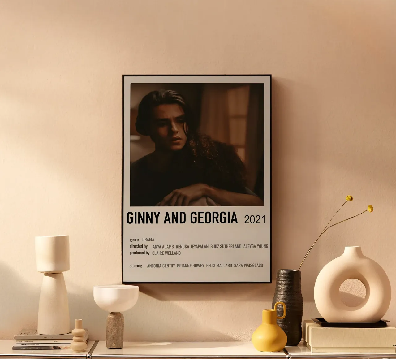 GINNY AND GEORGIA 2021 alluminio dibond da MVFminimalist