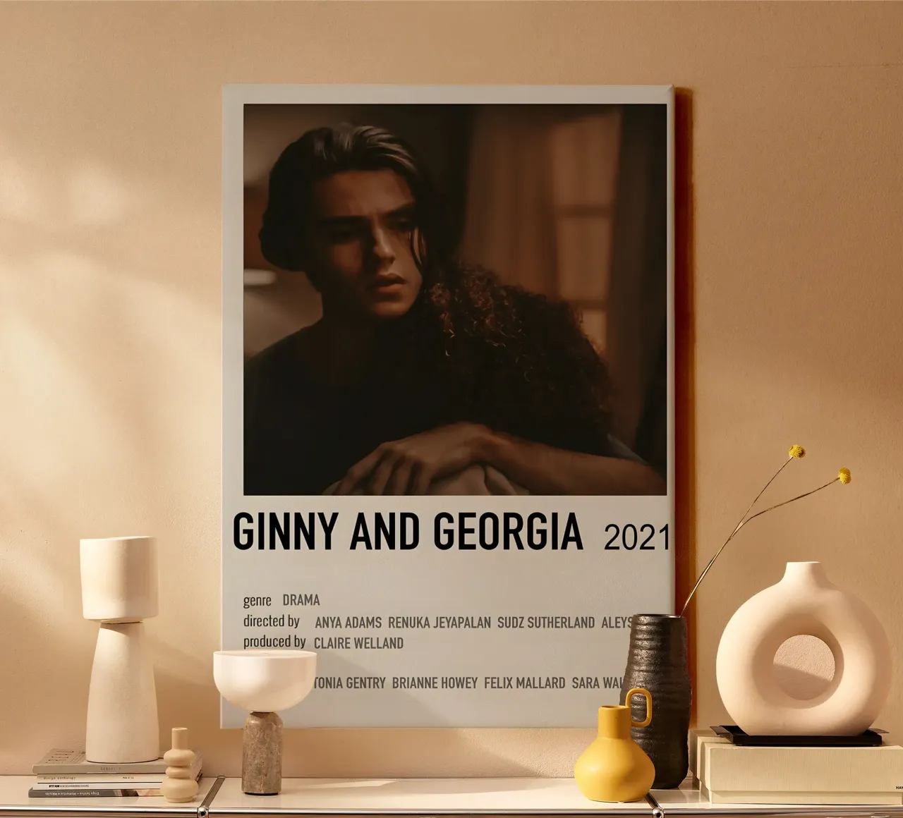 GINNY AND GEORGIA 2021 tela con Cornice a cassetta da MVFminimalist