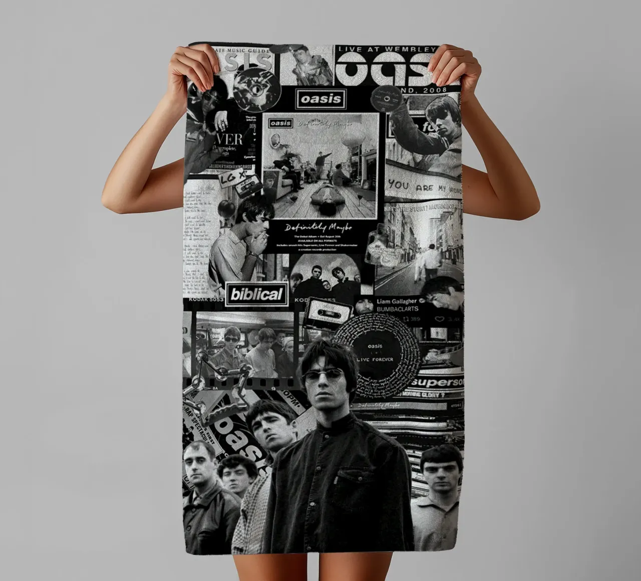 Britpop-Fieber brennt hell Handtuch von volth