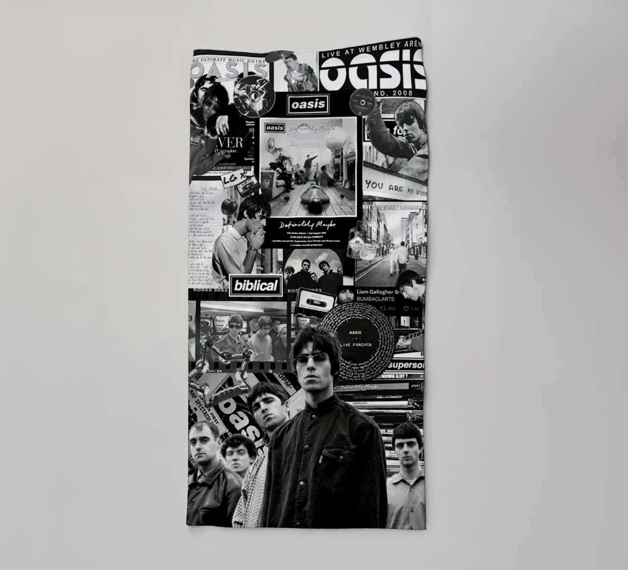 Britpop-Fieber brennt hell Handtuch von volth