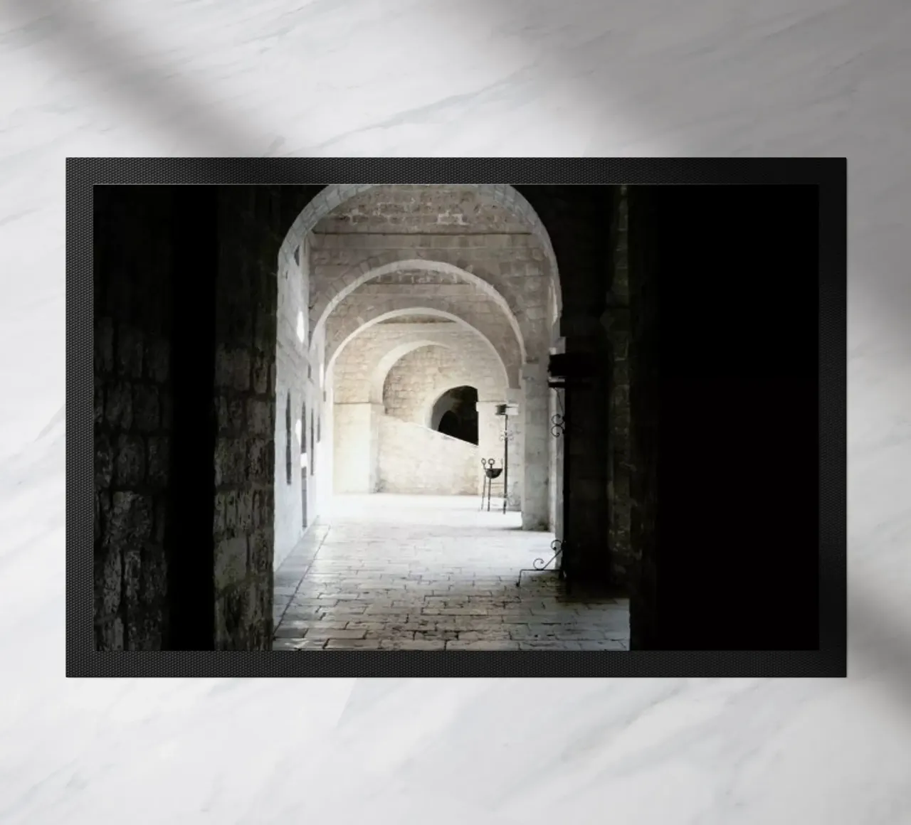 The Whisper Of Architecture And Centuries Fußmatte von Studio Nahili