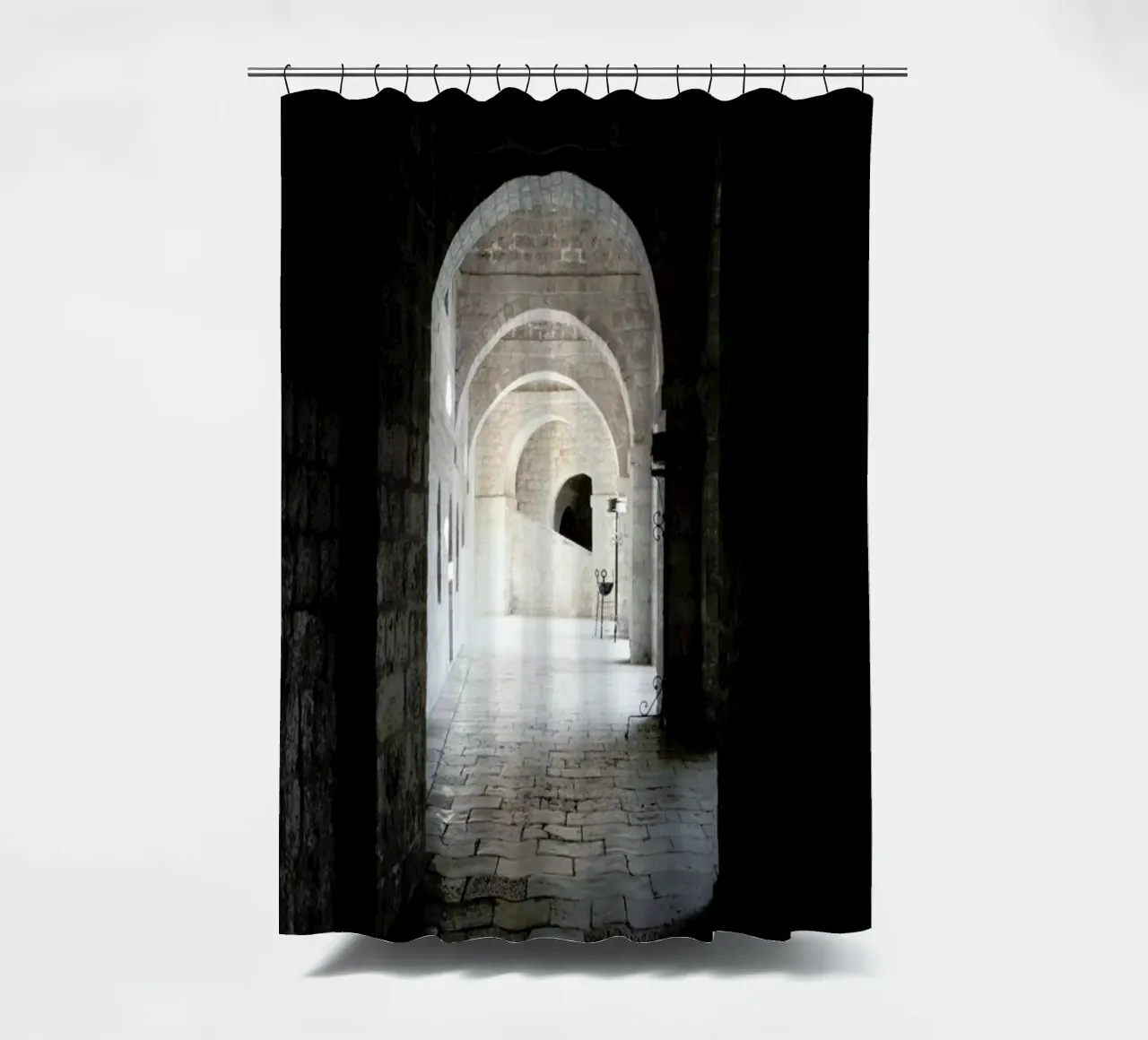 The Whisper Of Architecture And Centuries Duschvorhang von Studio Nahili