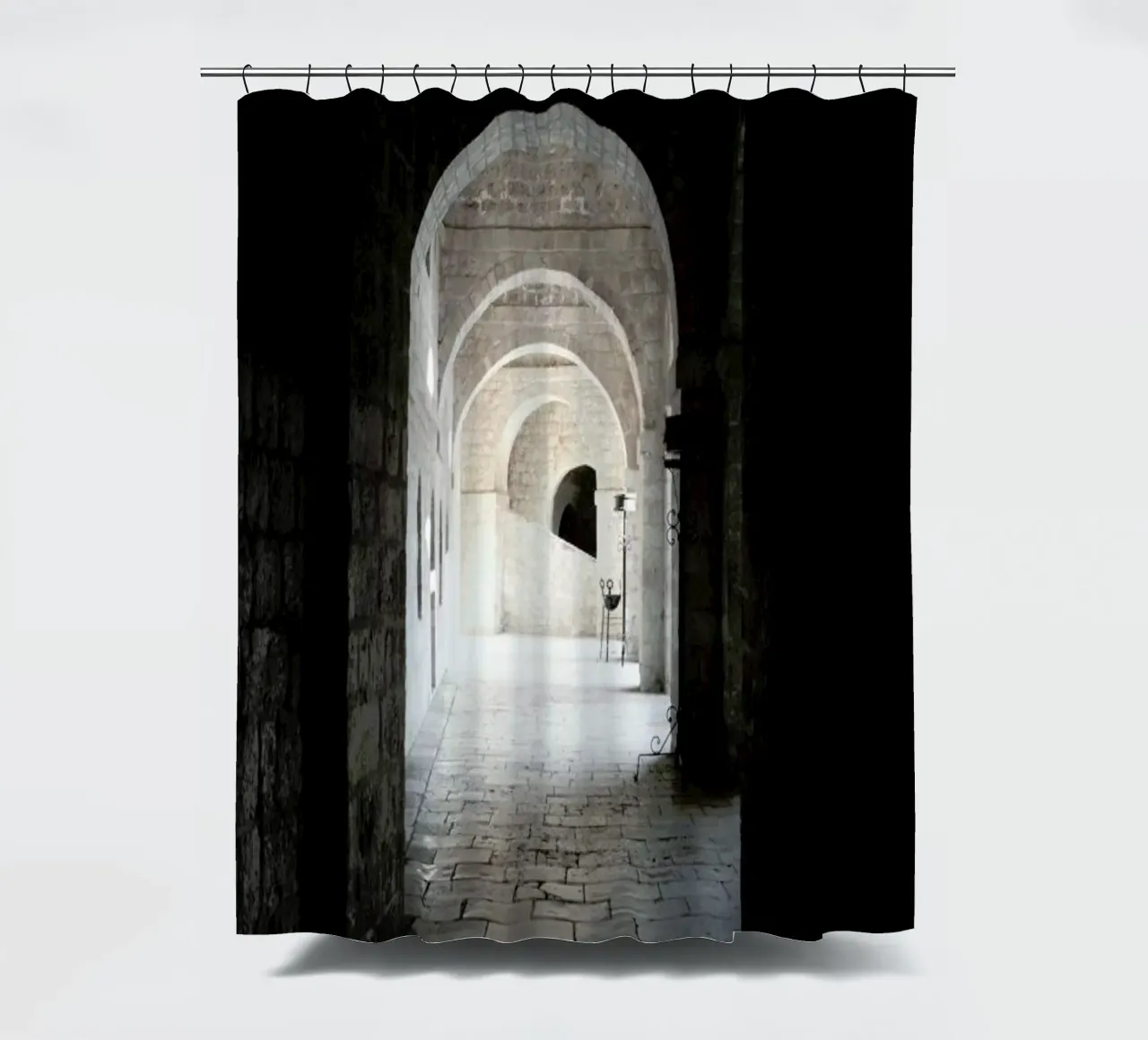 The Whisper Of Architecture And Centuries douchegordijn van Studio Nahili
