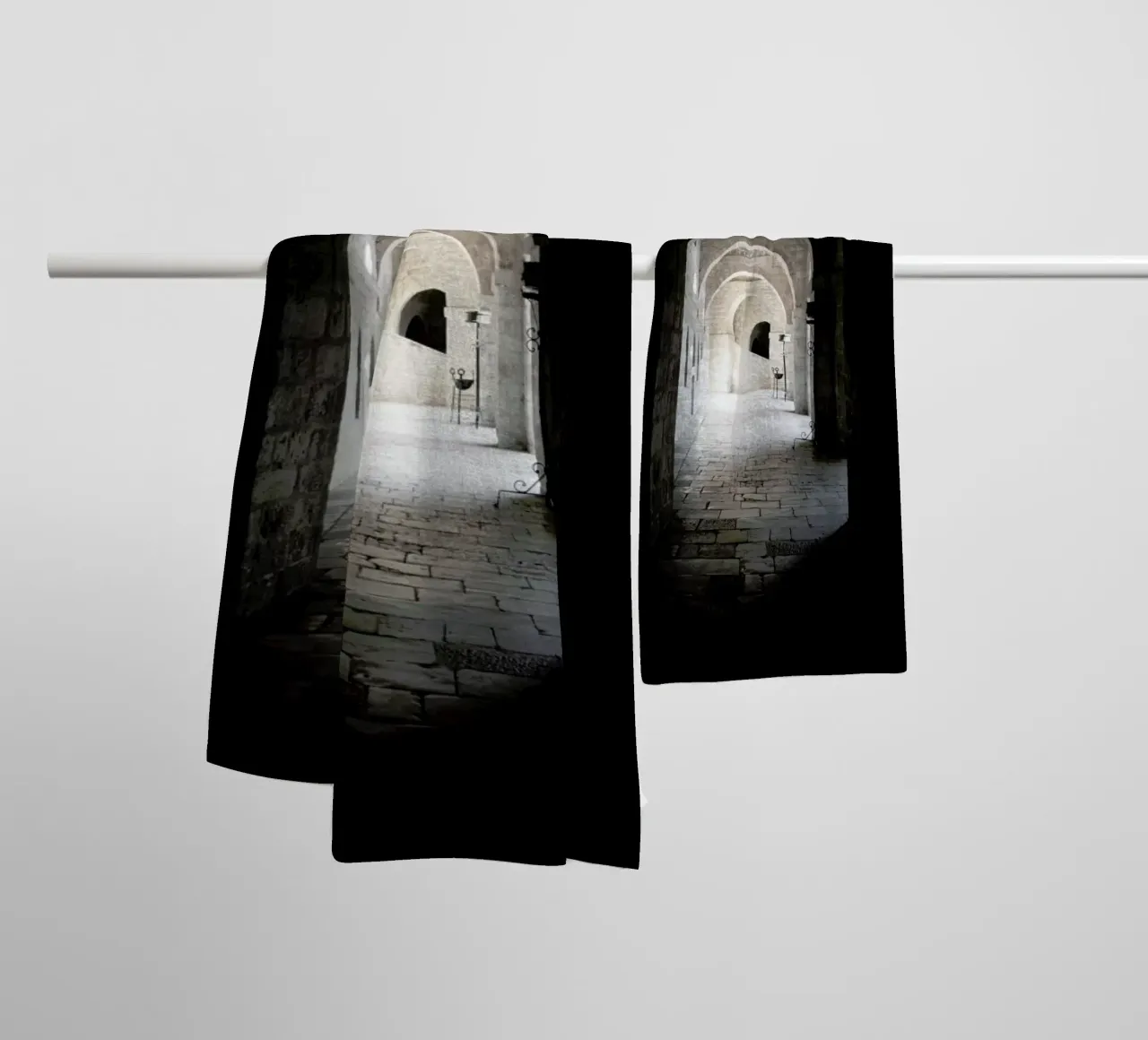 The Whisper Of Architecture And Centuries Handtuch von Studio Nahili