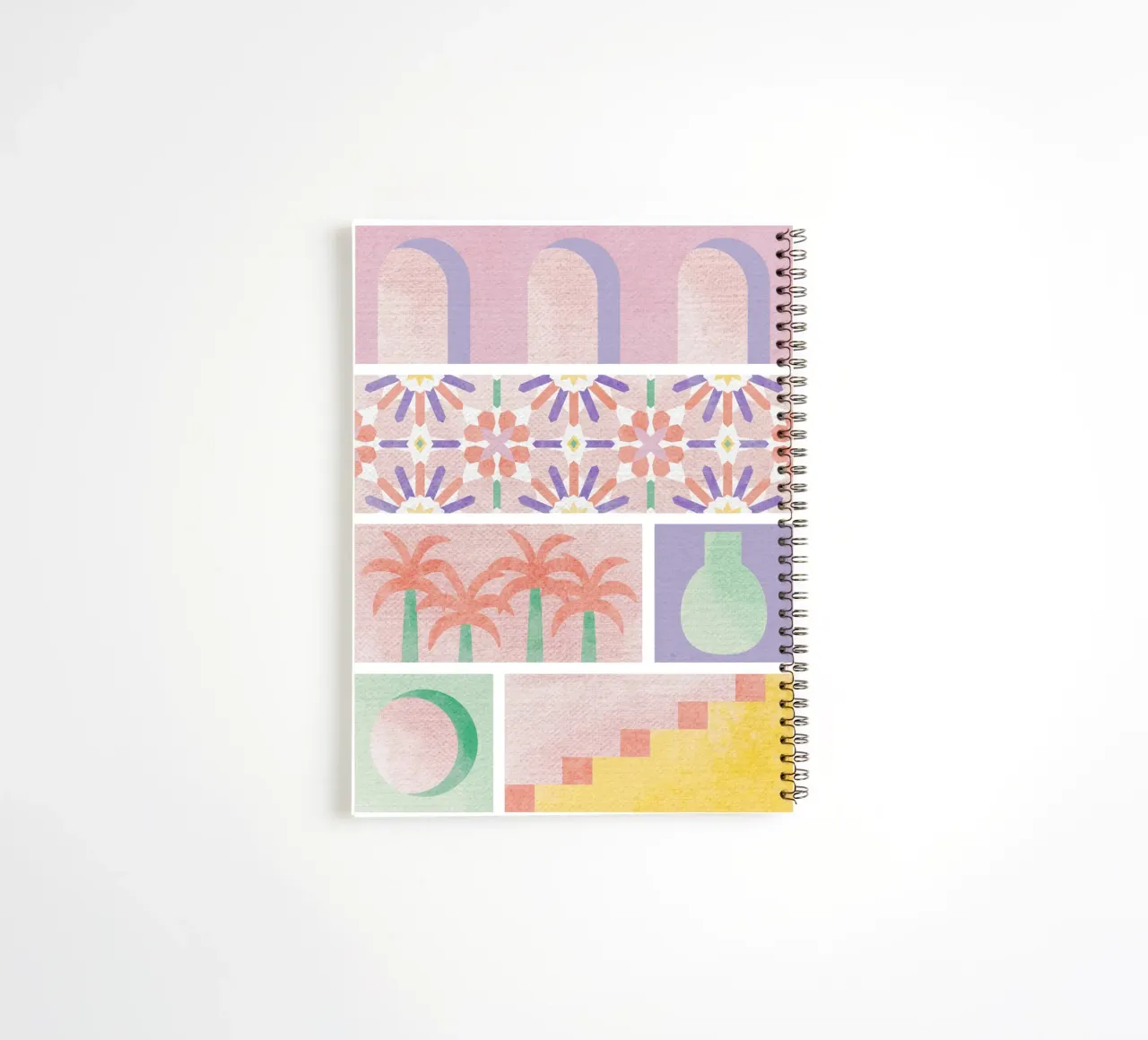 Moroccan Cartolina spiral notebook by designdn