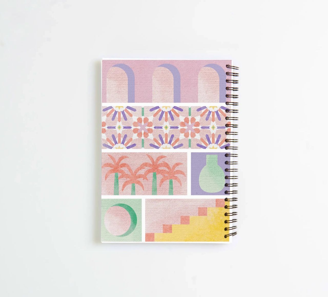 Moroccan Cartolina spiral notebook by designdn