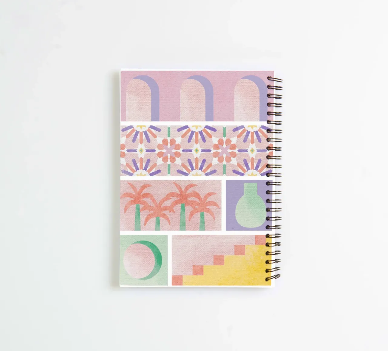 Moroccan Cartolina spiral notebook by designdn