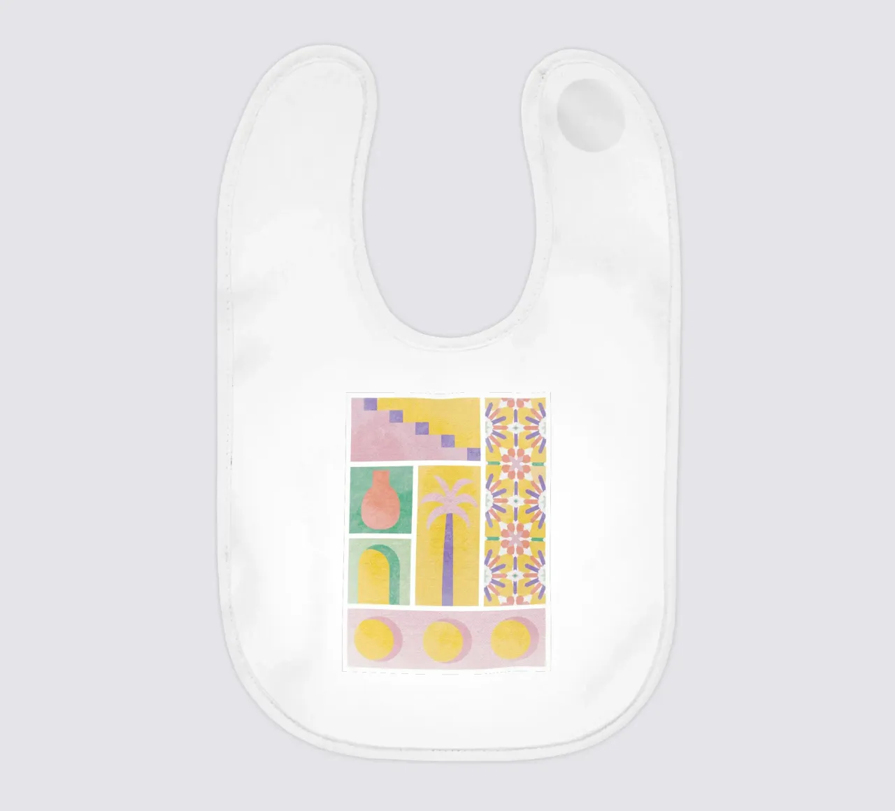 Summer Cartolina baby bib by designdn