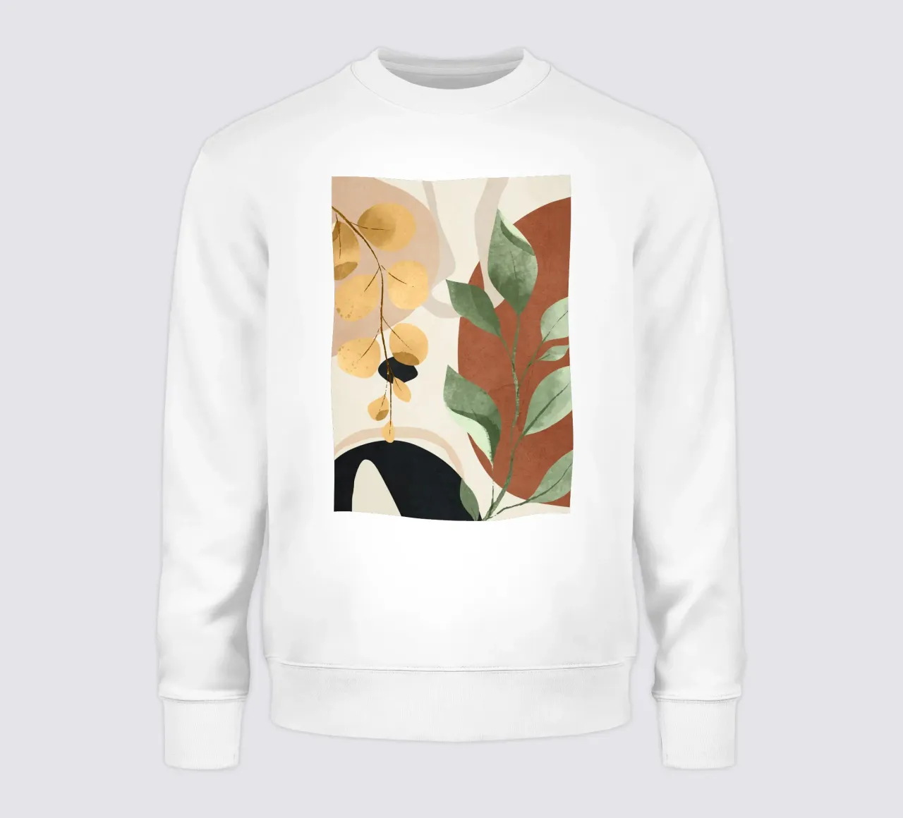 Branches and Leaves in an Abstraction 02 Sweatshirt von cityart