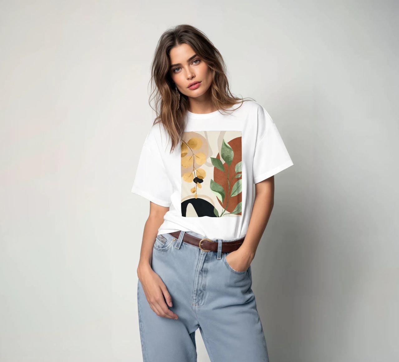 Branches and Leaves in an Abstraction 02 t-shirt da cityart