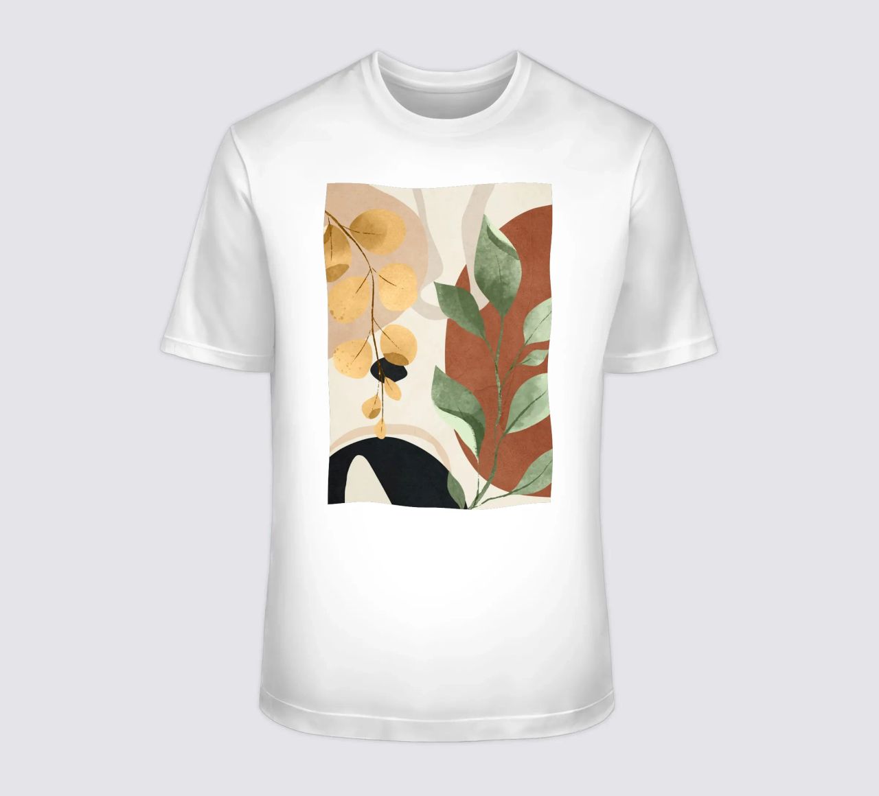 Branches and Leaves in an Abstraction 02 t-shirt da cityart