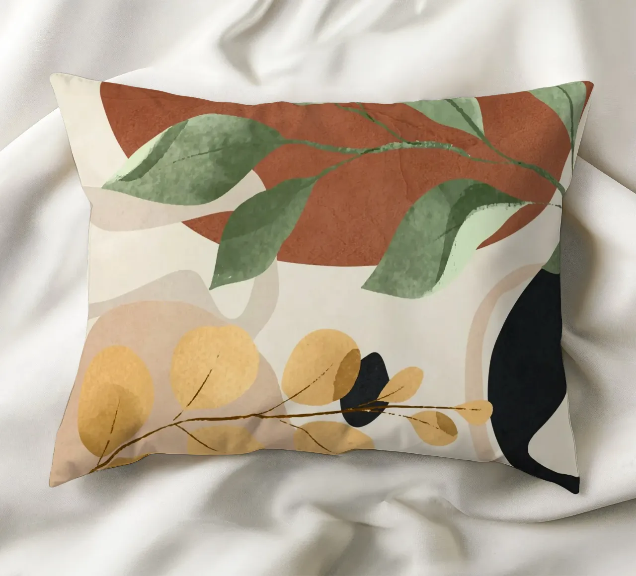 Branches and Leaves in an Abstraction 02 cuscino da cityart