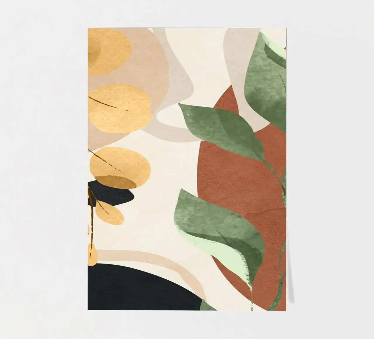 Branches and Leaves in an Abstraction 02 Stickerbogen von cityart