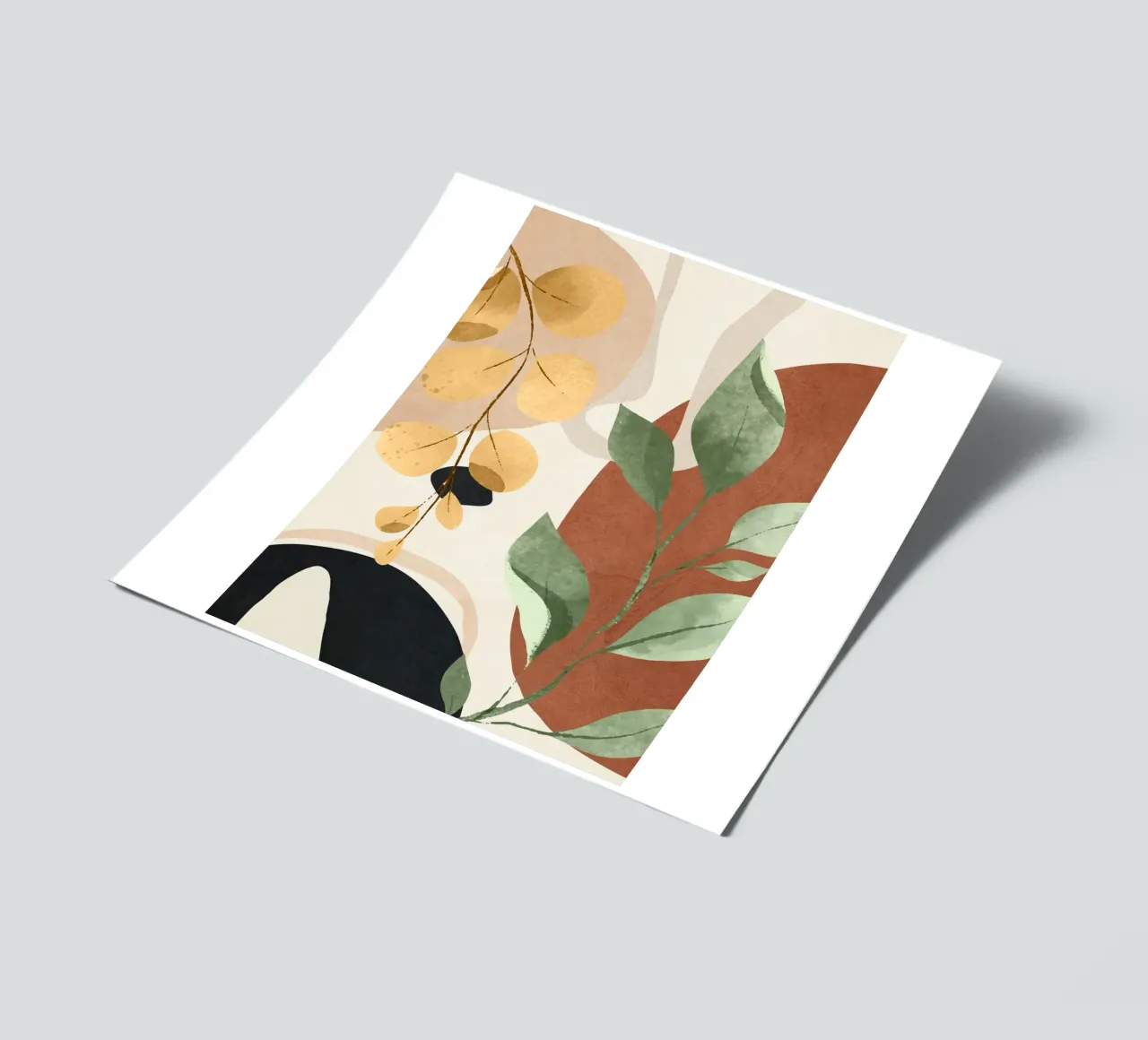 Branches and Leaves in an Abstraction 02 Stickerbogen von cityart