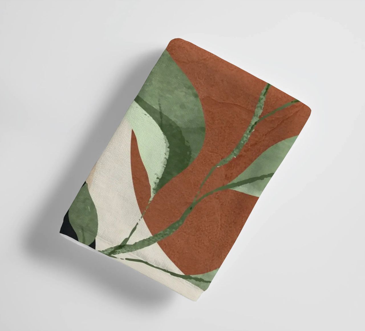 Branches and Leaves in an Abstraction 02 towel by cityart
