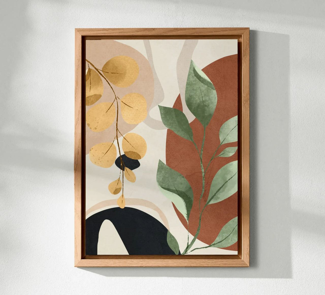 Branches and Leaves in an Abstraction 02 alluminio dibond da cityart