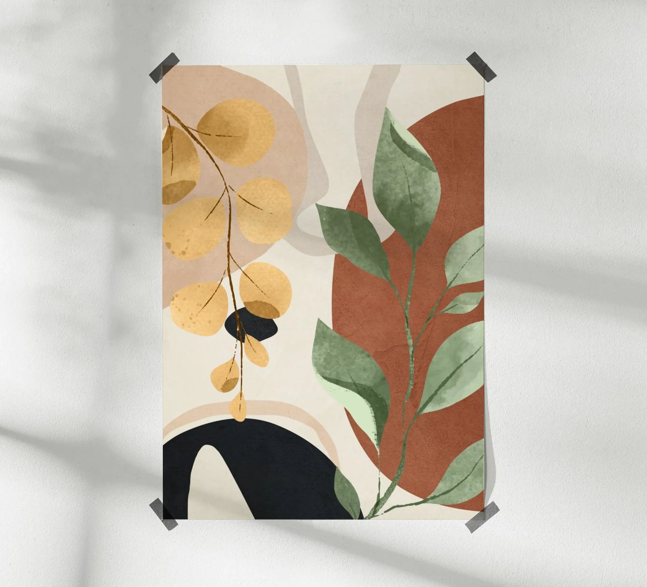 Branches and Leaves in an Abstraction 02 poster by cityart