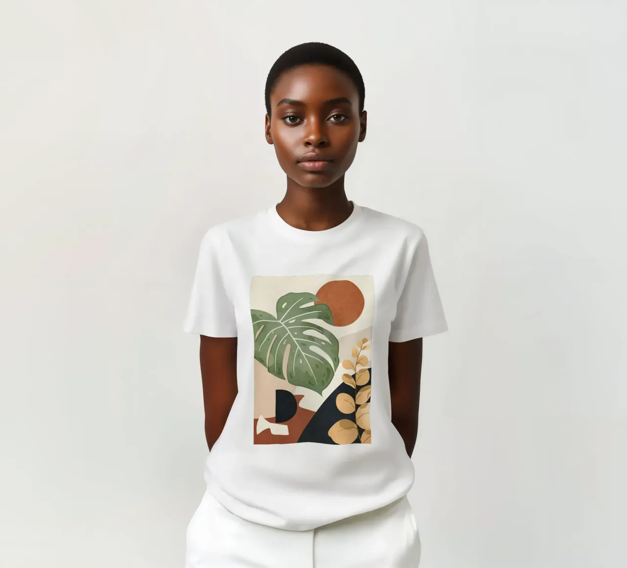 Branches and Leaves in an Abstraction 03 t-shirt da cityart