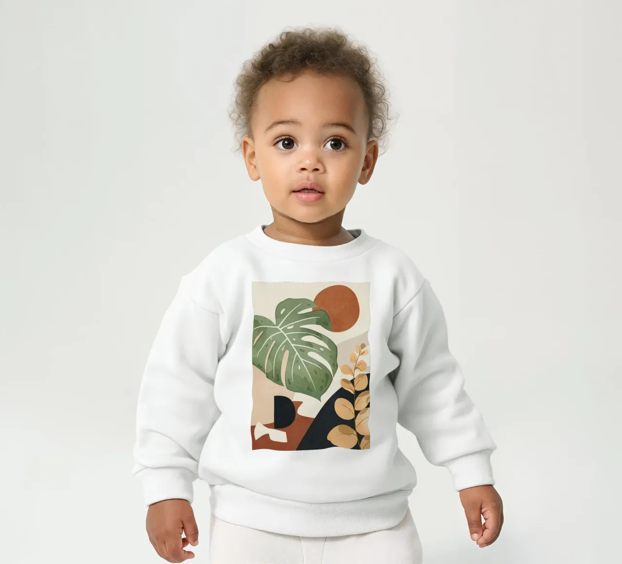 Branches and Leaves in an Abstraction 03 Baby Sweatshirt von cityart