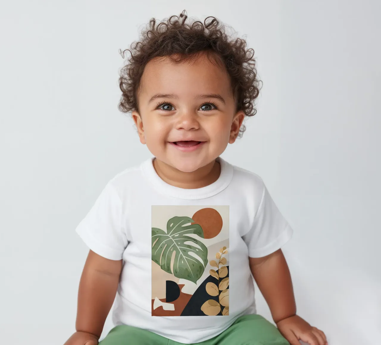 Branches and Leaves in an Abstraction 03 Baby T-Shirt von cityart