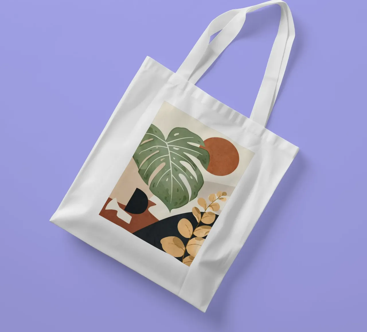 Branches and Leaves in an Abstraction 03 borsa in juta da cityart