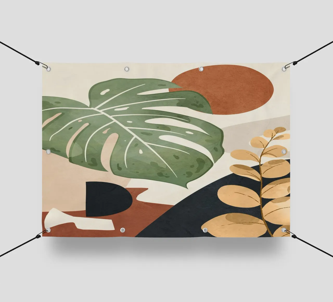 Branches and Leaves in an Abstraction 03 PVC Plane von cityart