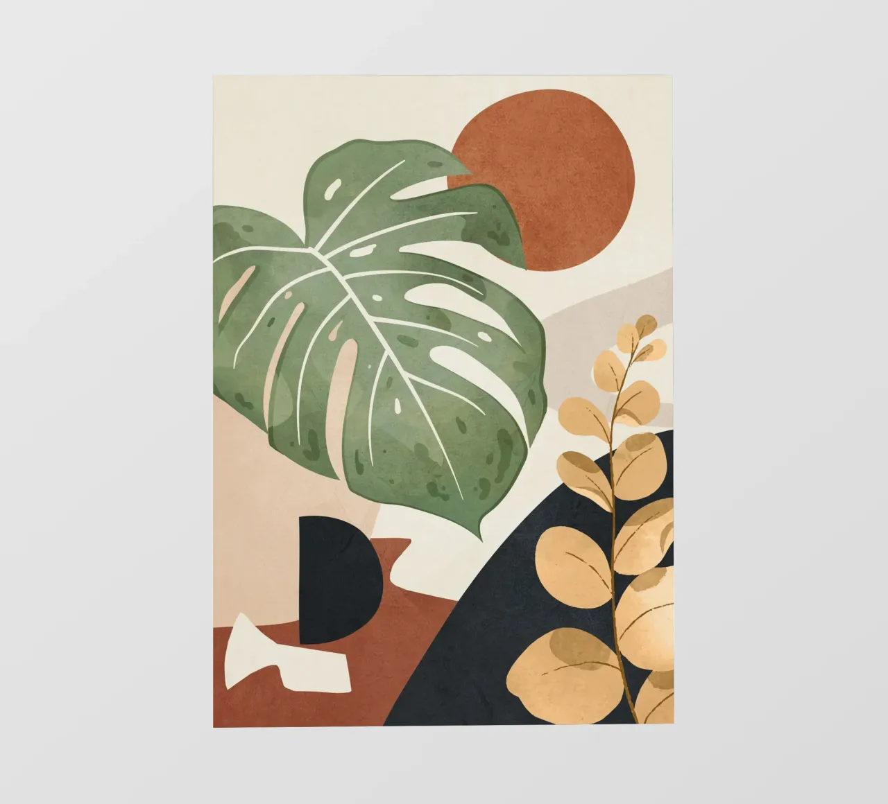 Branches and Leaves in an Abstraction 03 PVC Plane von cityart