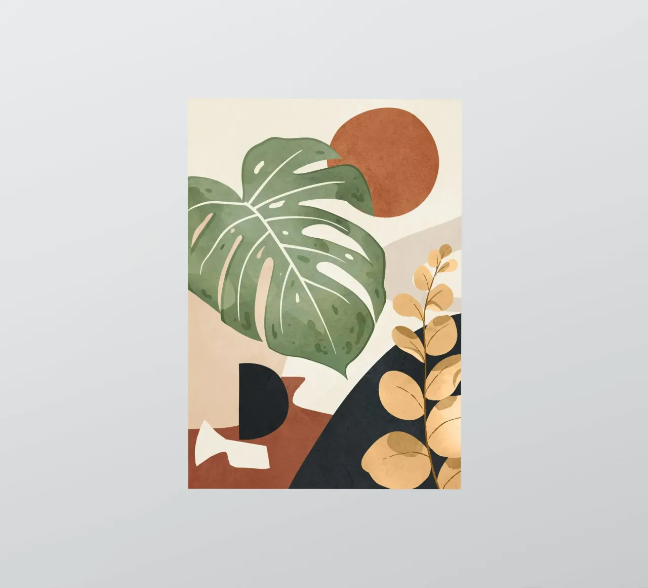 Branches and Leaves in an Abstraction 03 adesivo da cityart