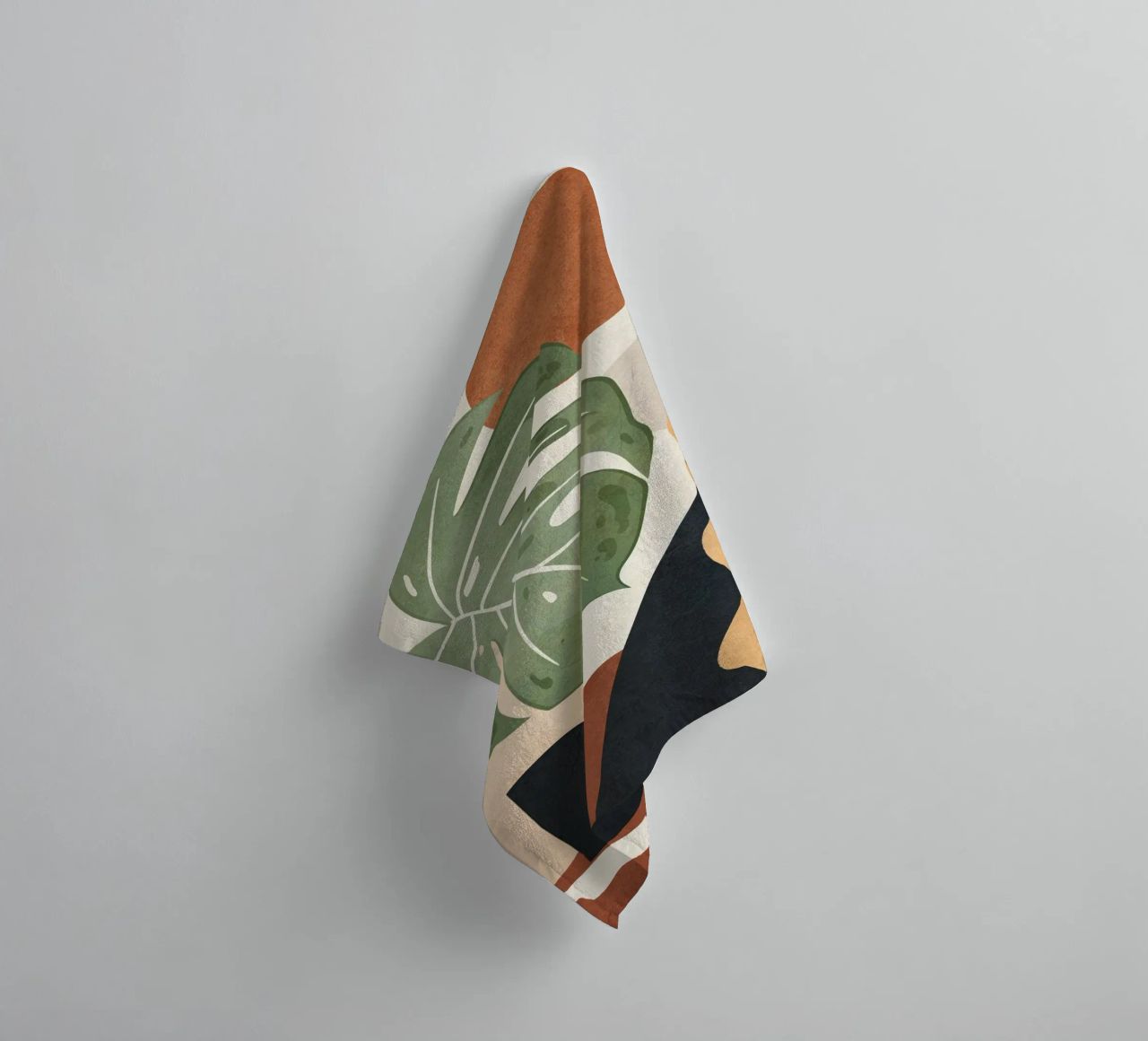 Branches and Leaves in an Abstraction 03 towel by cityart