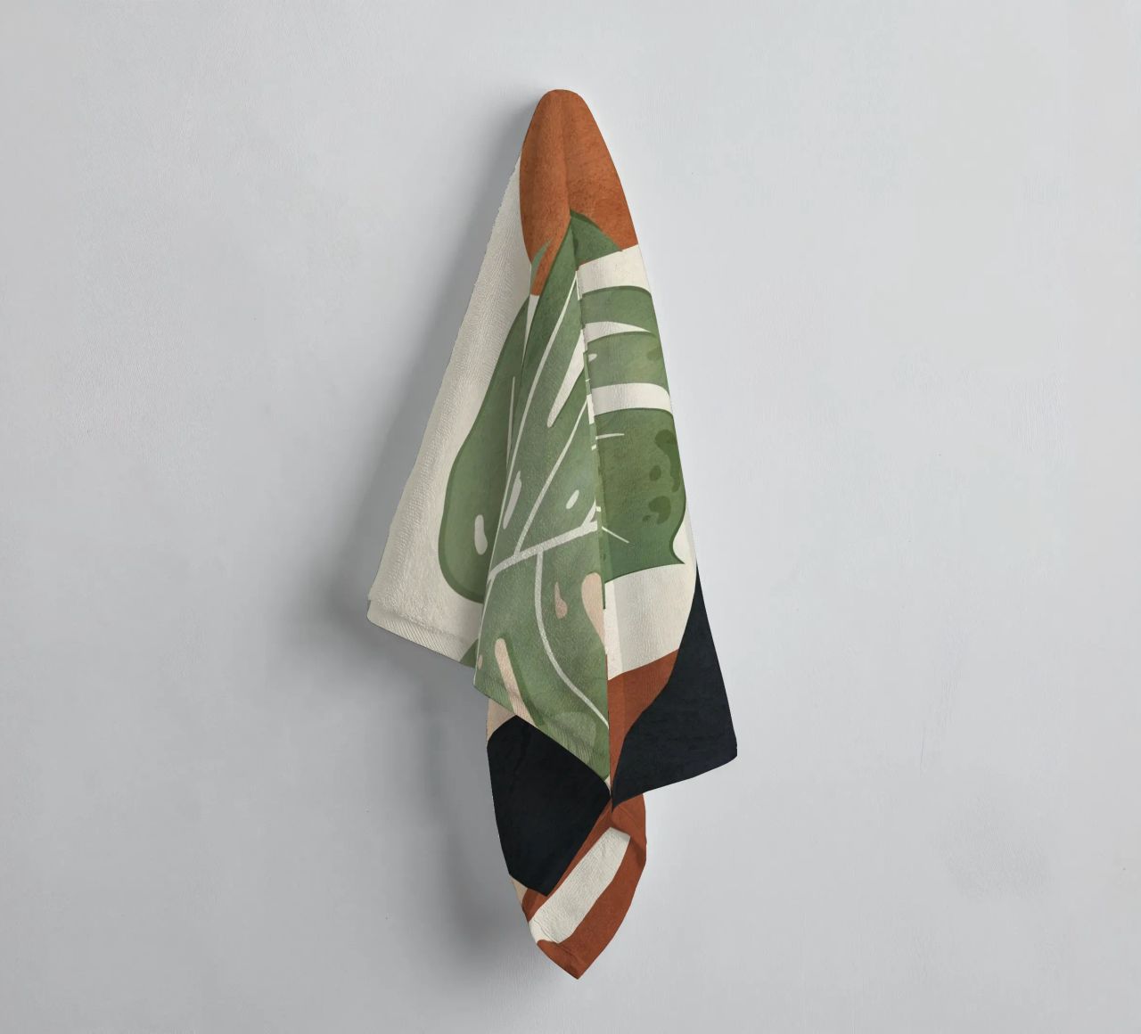 Branches and Leaves in an Abstraction 03 towel by cityart