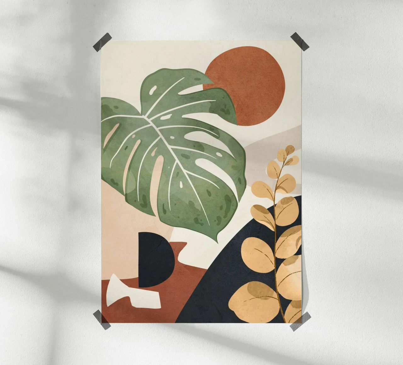 Branches and Leaves in an Abstraction 03 poster by cityart