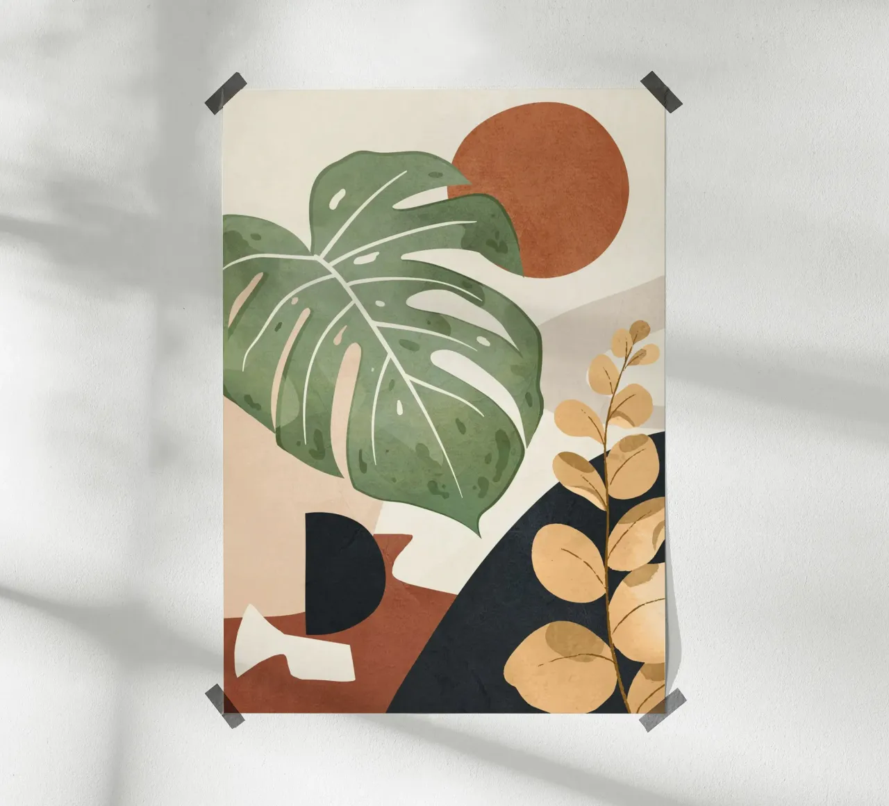 Branches and Leaves in an Abstraction 03 poster da cityart