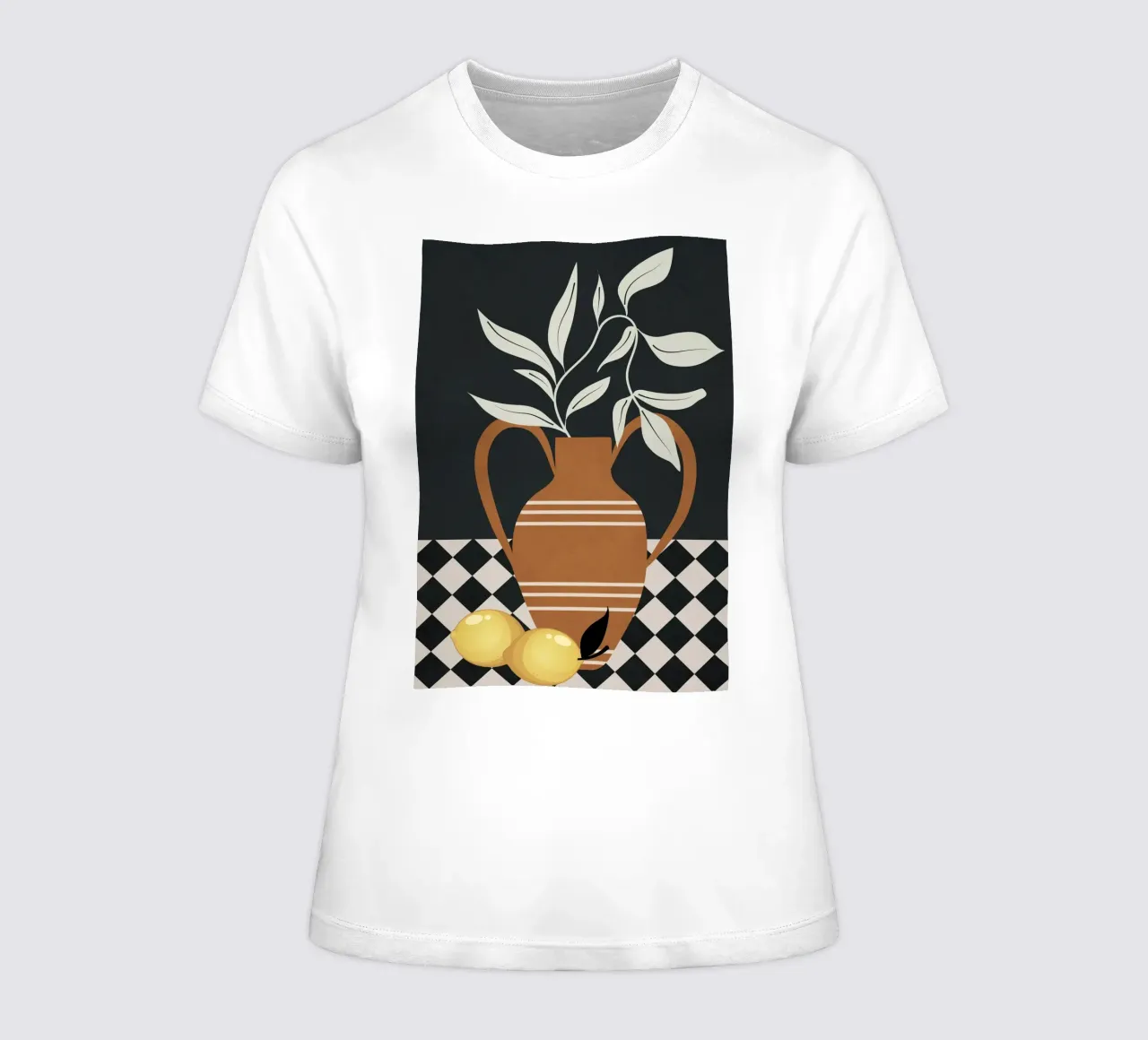Still Life in Balance 1 women's fitted t-shirt by Nadjaa