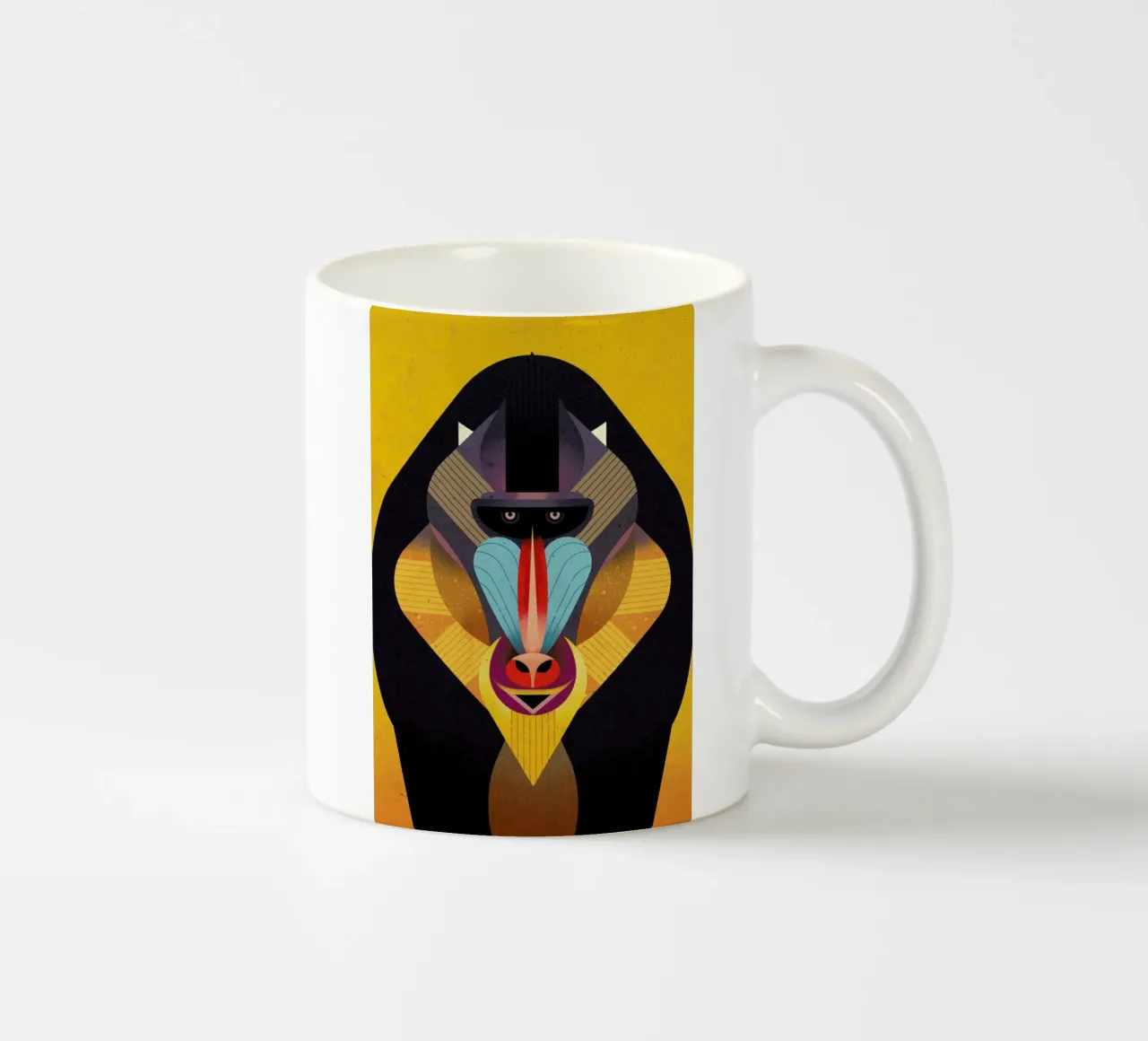 Mandrill tazza in ceramica da Dieter Braun