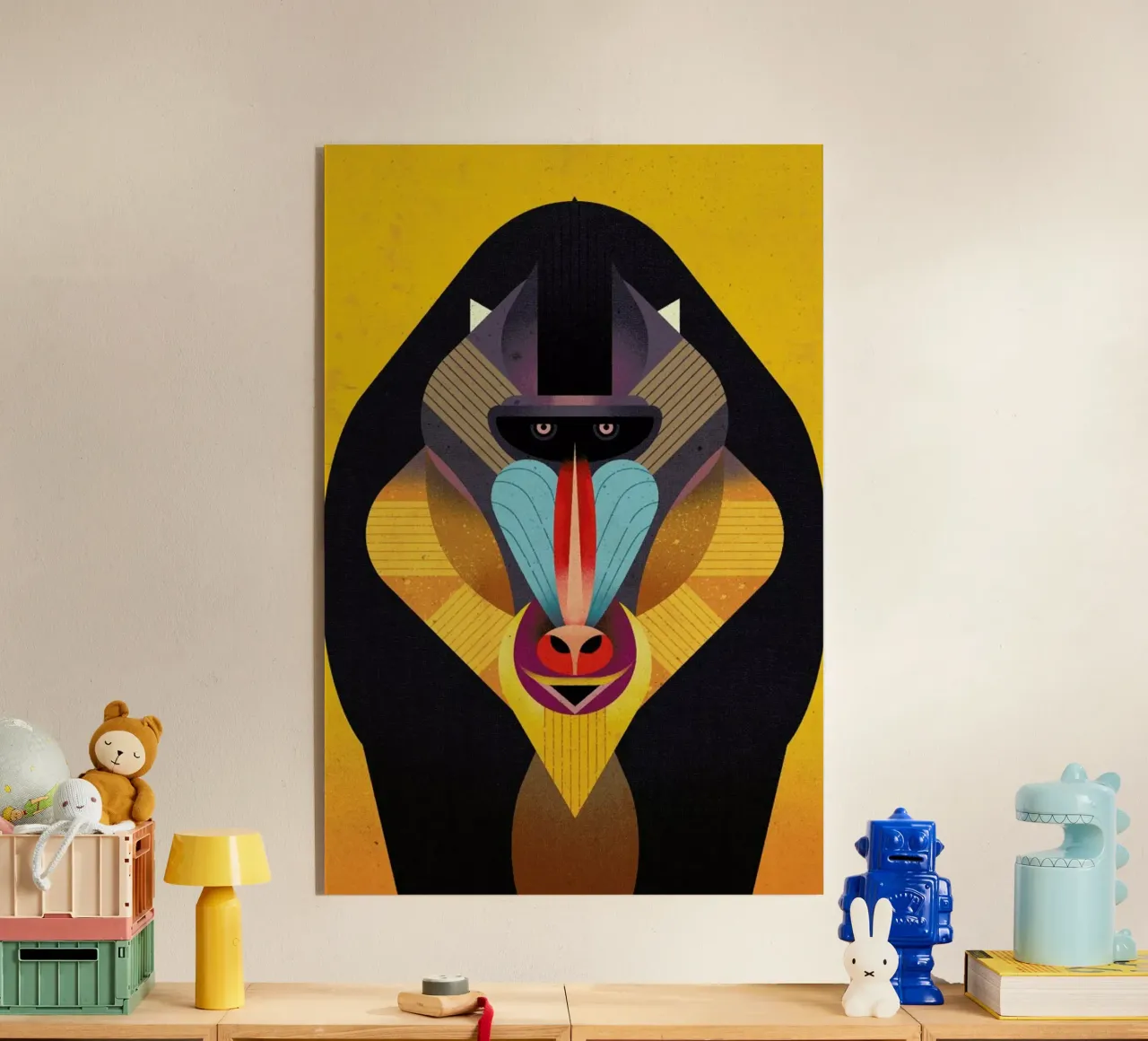 Mandrill acrylic glass by Dieter Braun