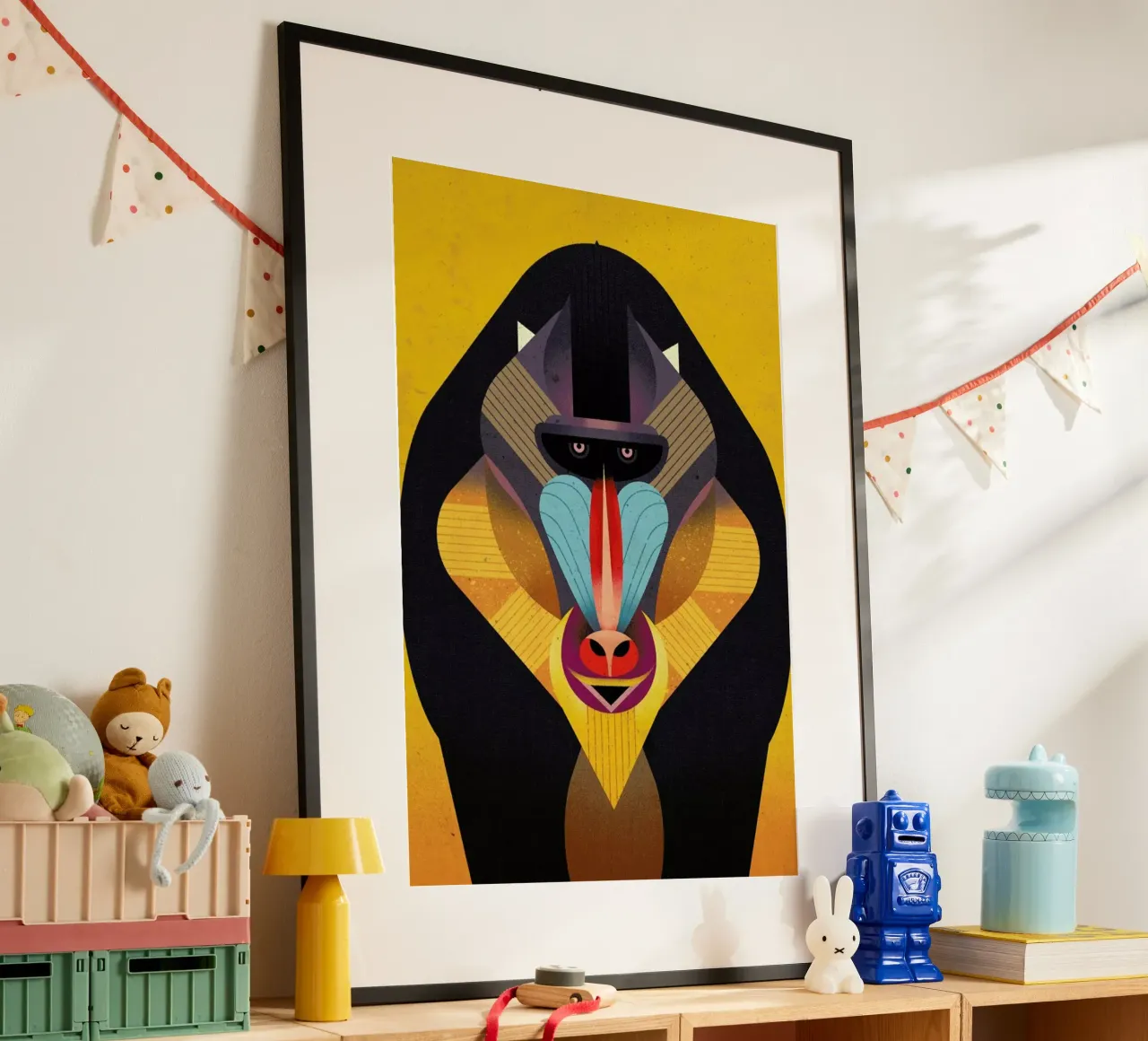 Mandrill poster by Dieter Braun