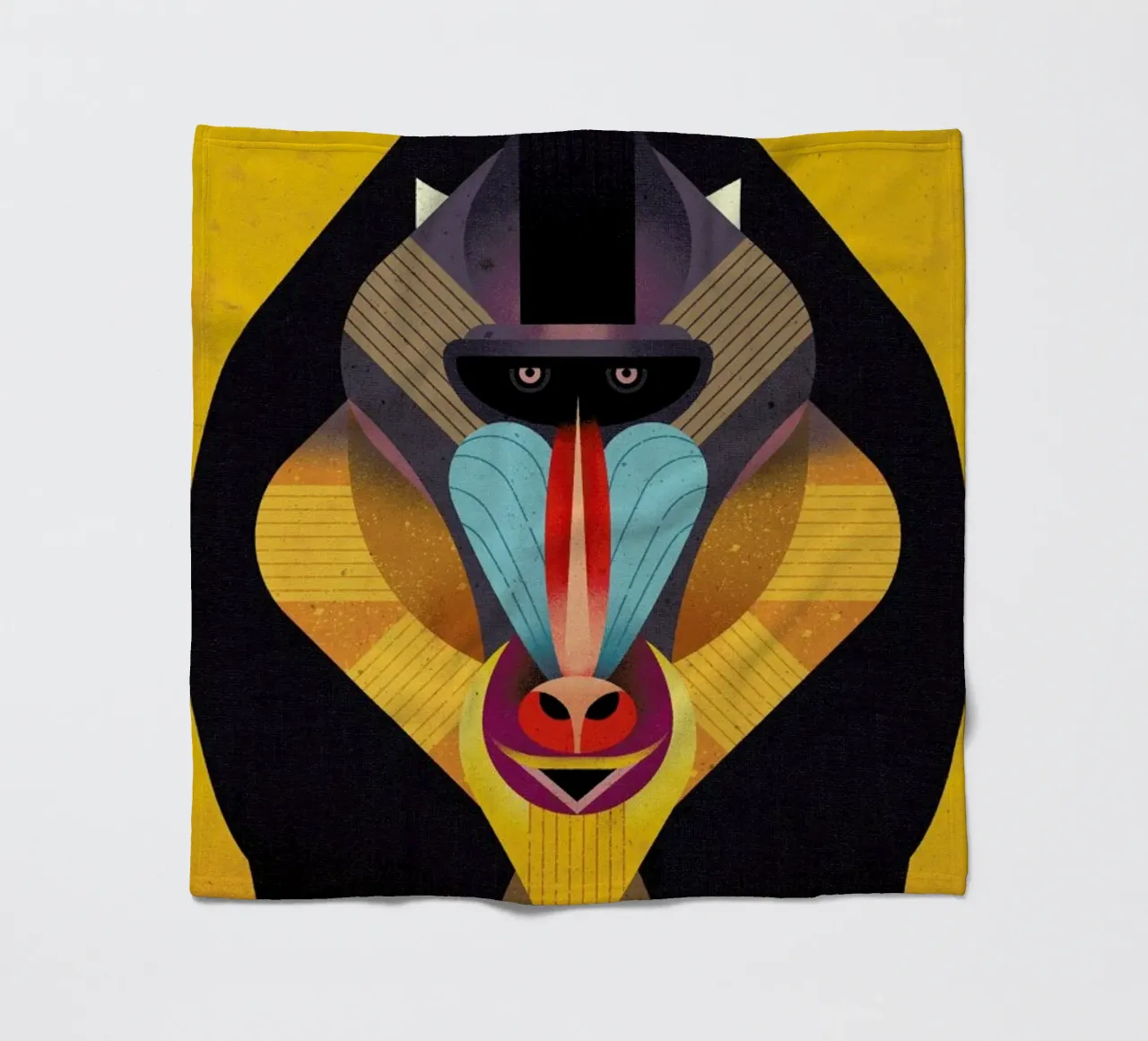 Mandrill Fleecedecke von Dieter Braun