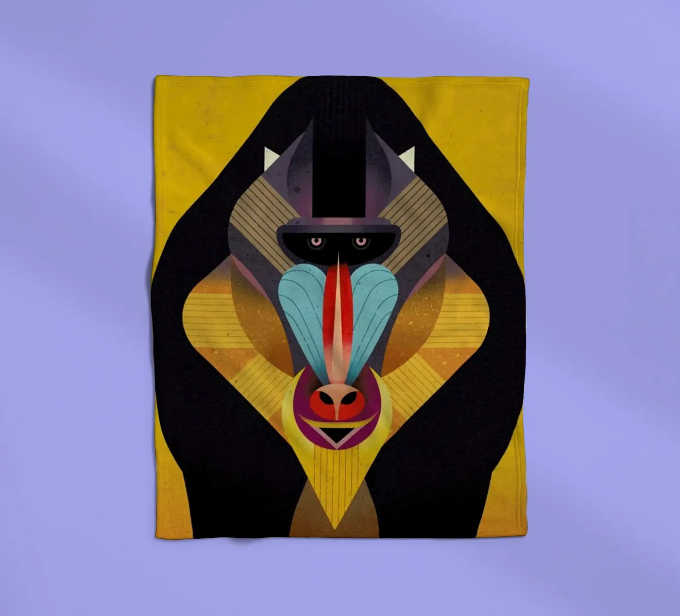 Mandrill fleecedeken van Dieter Braun