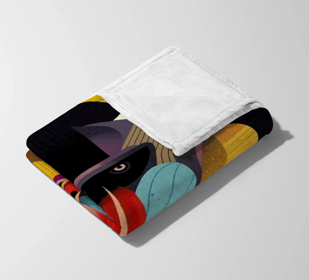 Mandrill Fleecedecke von Dieter Braun