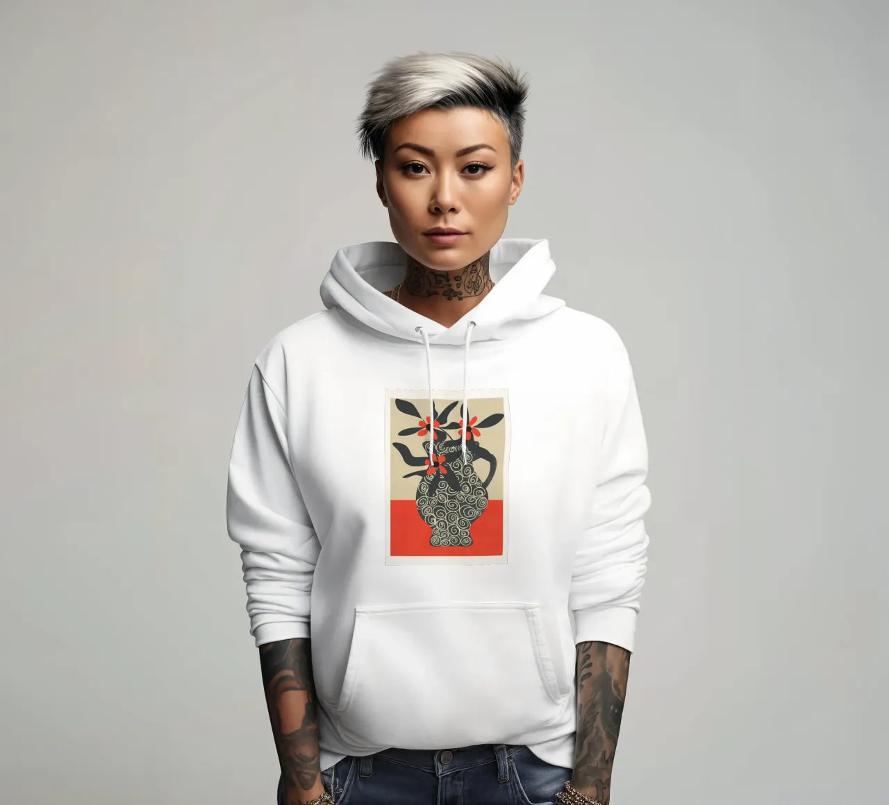Modern Bloom 3 sudadera con capucha de Flow Line