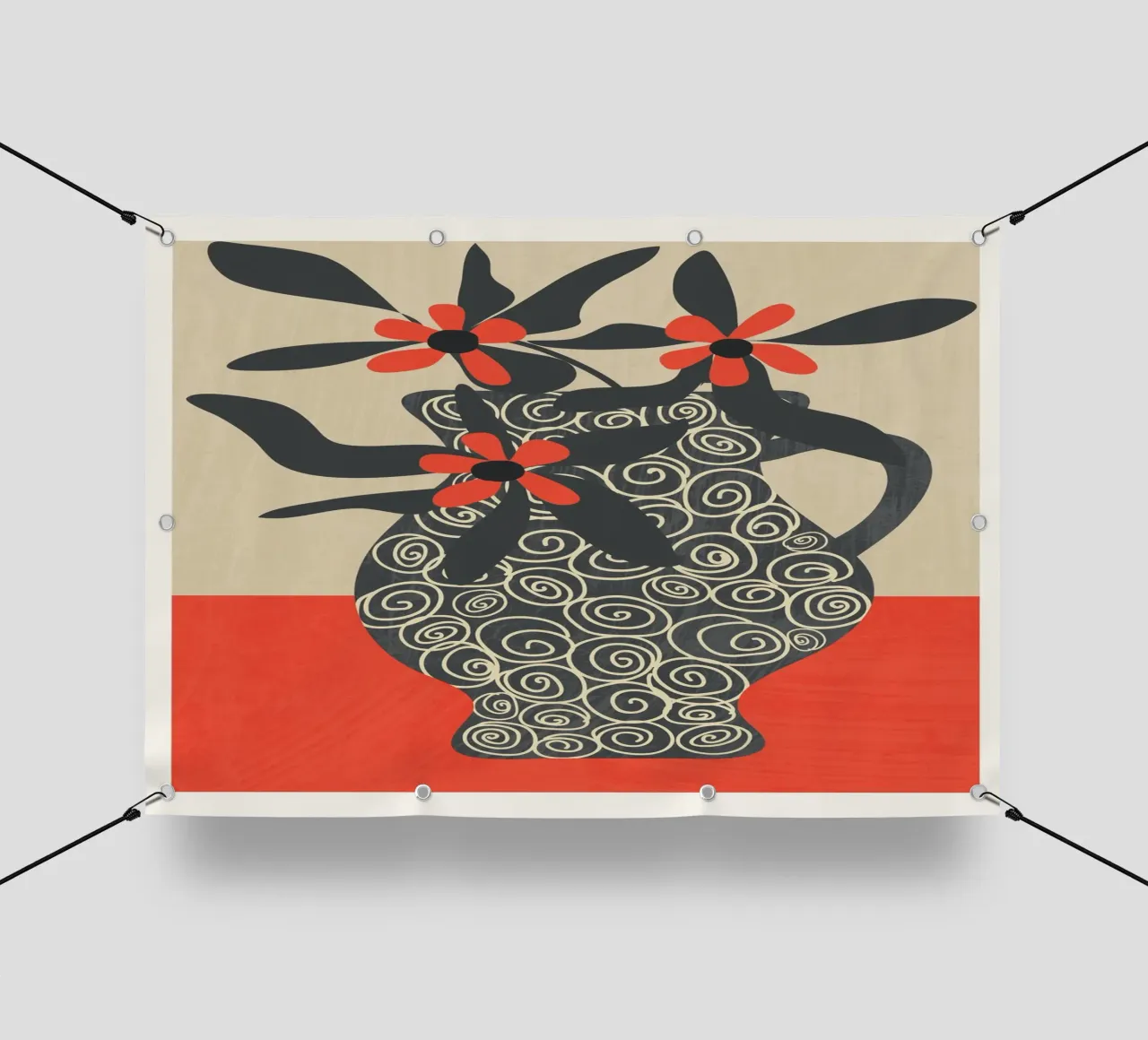 Modern Bloom 3 pvc cover by Flow Line