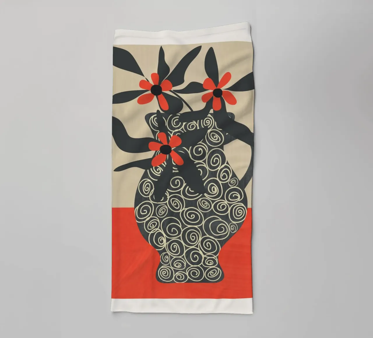 Modern Bloom 3 Handtuch von Flow Line