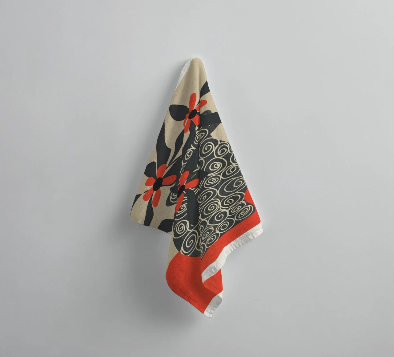 Modern Bloom 3 towel by Flow Line