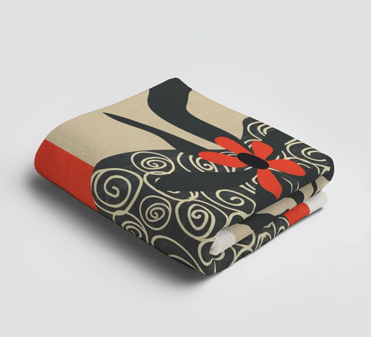 Modern Bloom 3 towel by Flow Line