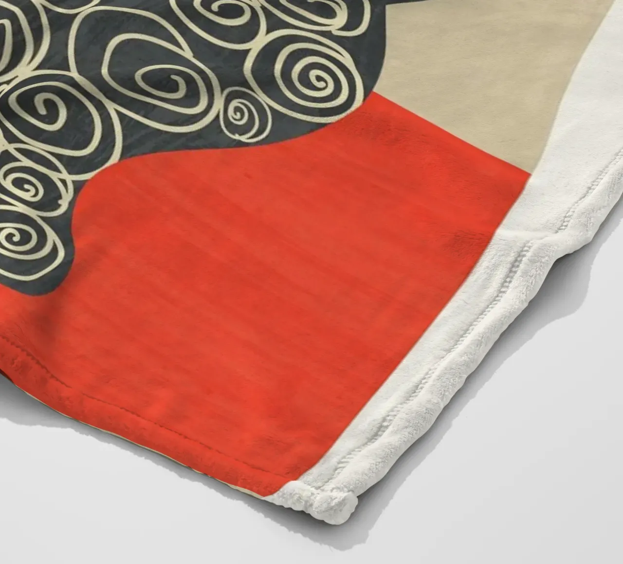Modern Bloom 3 coperta in pile da Flow Line